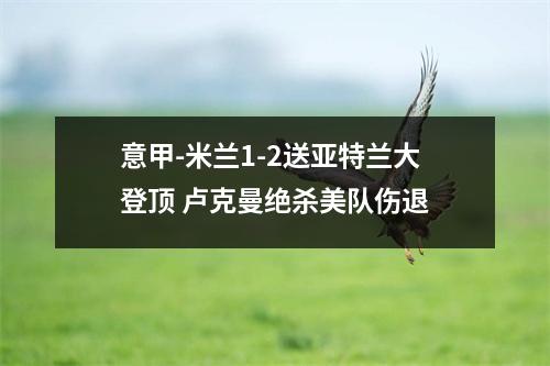 意甲-米兰1-2送亚特兰大登顶 卢克曼绝杀美队伤退