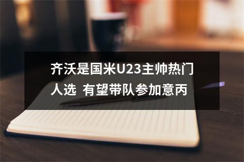 齐沃是国米U23主帅热门人选  有望带队参加意丙