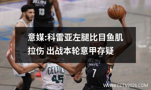 意媒:科雷亚左腿比目鱼肌拉伤 出战本轮意甲存疑