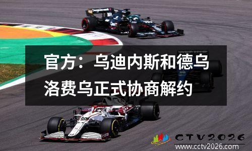 官方：乌迪内斯和德乌洛费乌正式协商解约