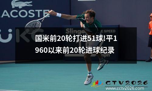 国米前20轮打进51球!平1960以来前20轮进球纪录