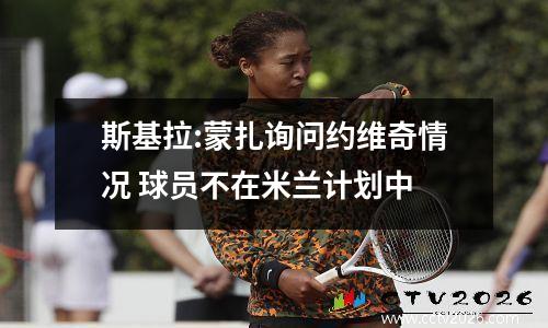 斯基拉:蒙扎询问约维奇情况 球员不在米兰计划中