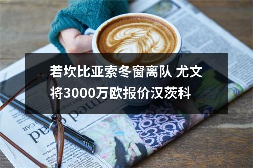 若坎比亚索冬窗离队 尤文将3000万欧报价汉茨科