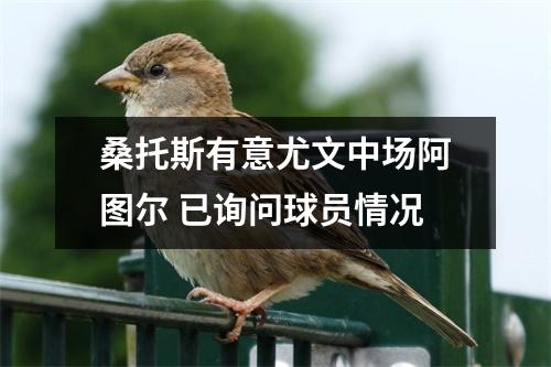 桑托斯有意尤文中场阿图尔 已询问球员情况