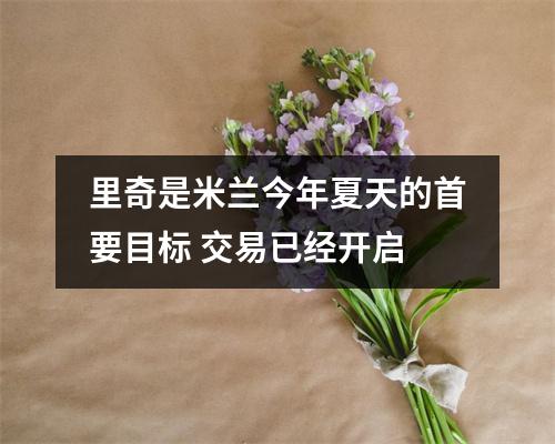 里奇是米兰今年夏天的首要目标 交易已经开启