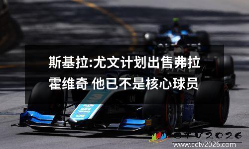 斯基拉:尤文计划出售弗拉霍维奇 他已不是核心球员