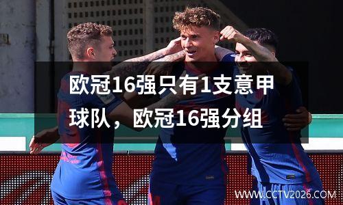 欧冠16强只有1支意甲球队，欧冠16强分组
