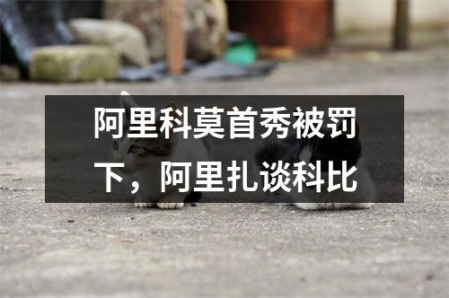 阿里科莫首秀被罚下，阿里扎谈科比