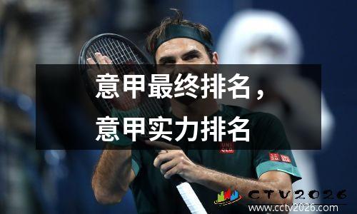 意甲最终排名，意甲实力排名