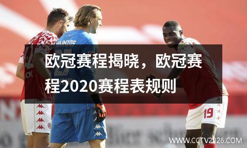 欧冠赛程揭晓，欧冠赛程2020赛程表规则