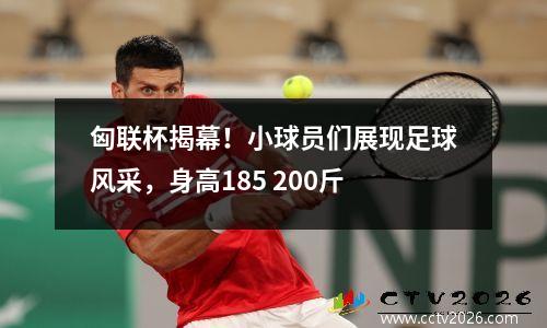 匈联杯揭幕！小球员们展现足球风采，身高185 200斤