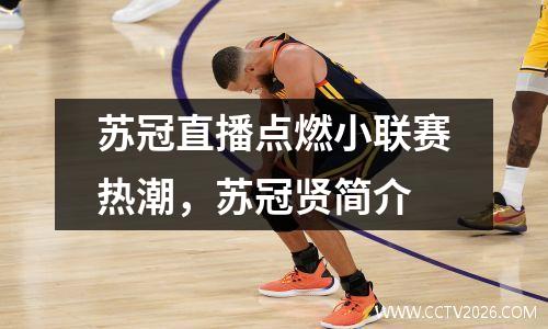 苏冠直播点燃小联赛热潮，苏冠贤简介