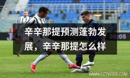 辛辛那提预测蓬勃发展，辛辛那提怎么样