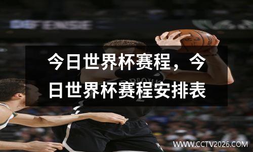 今日世界杯赛程，今日世界杯赛程安排表