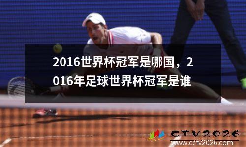 2016世界杯冠军是哪国，2016年足球世界杯冠军是谁