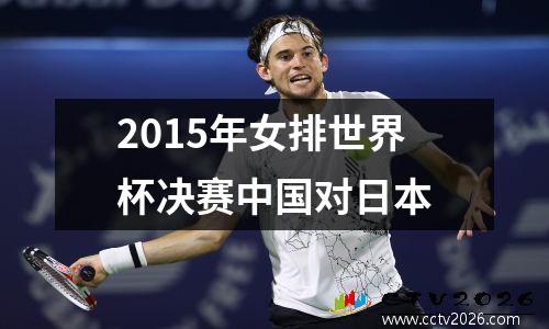 2015年女排世界杯决赛中国对日本