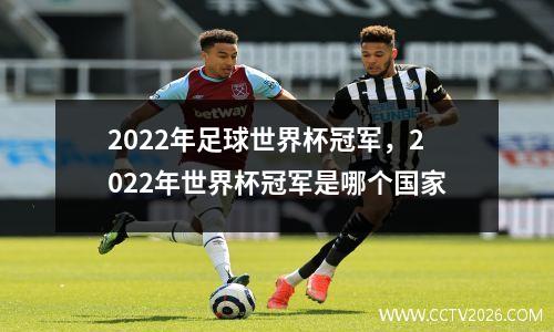 2022年足球世界杯冠军，2022年世界杯冠军是哪个国家