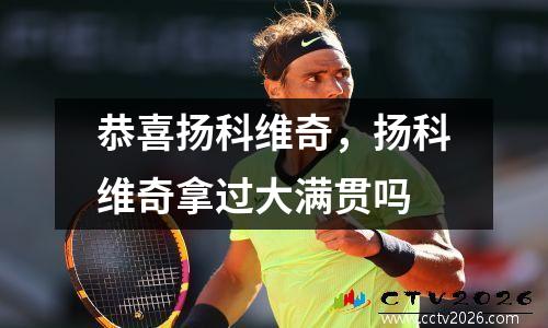 恭喜扬科维奇，扬科维奇拿过大满贯吗