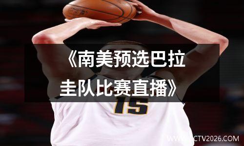 《南美预选巴拉圭队比赛直播》