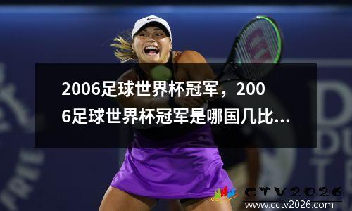 2006足球世界杯冠军，2006足球世界杯冠军是哪国几比几