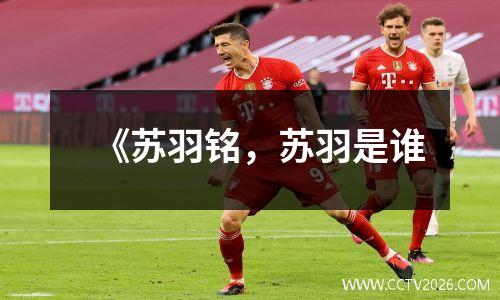 《苏羽铭，苏羽是谁