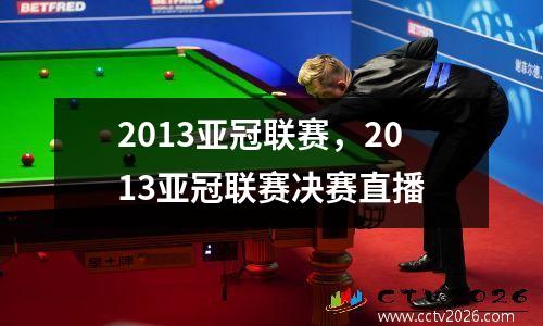 2013亚冠联赛，2013亚冠联赛决赛直播