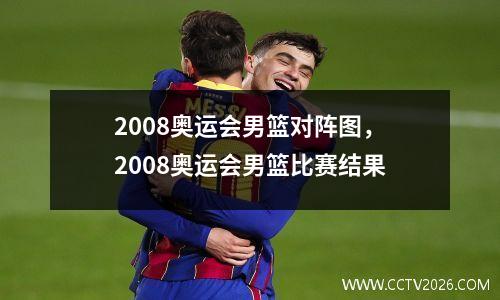 2008奥运会男篮对阵图，2008奥运会男篮比赛结果