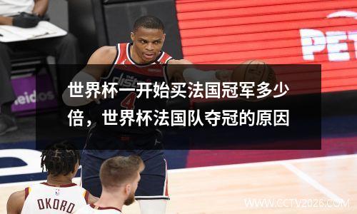 世界杯一开始买法国冠军多少倍，世界杯法国队夺冠的原因