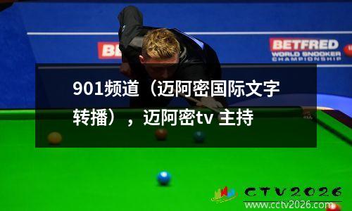901频道（迈阿密国际文字转播），迈阿密tv 主持