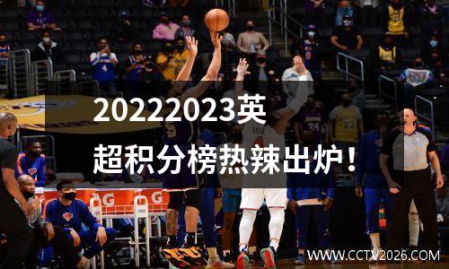 20222023英超积分榜热辣出炉！