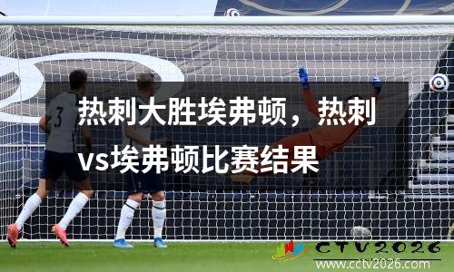 热刺大胜埃弗顿，热刺vs埃弗顿比赛结果