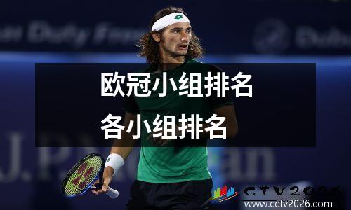 欧冠小组排名各小组排名