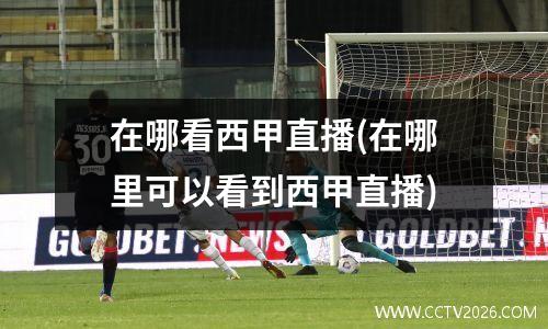 在哪看西甲直播(在哪里可以看到西甲直播)
