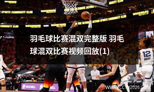 羽毛球比赛混双完整版 羽毛球混双比赛视频回放(1)