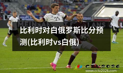 比利时对白俄罗斯比分预测(比利时vs白俄)