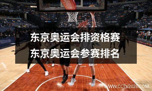 东京奥运会排资格赛 东京奥运会参赛排名