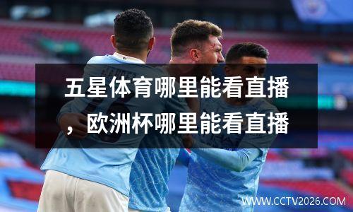 五星体育哪里能看直播，欧洲杯哪里能看直播