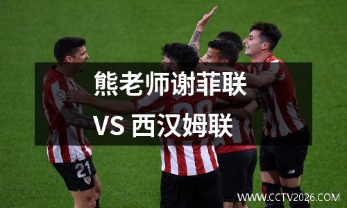 熊老师谢菲联 VS 西汉姆联