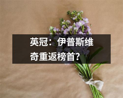 英冠：伊普斯维奇重返榜首？