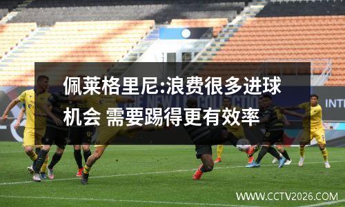 佩莱格里尼:浪费很多进球机会 需要踢得更有效率