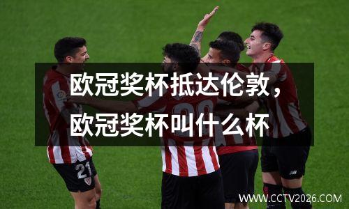 欧冠奖杯抵达伦敦，欧冠奖杯叫什么杯