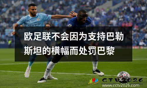 欧足联不会因为支持巴勒斯坦的横幅而处罚巴黎