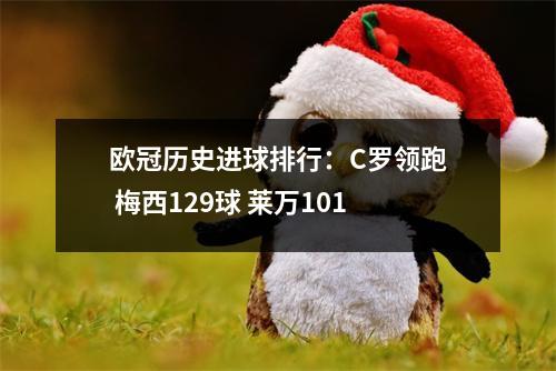 欧冠历史进球排行：C罗领跑 梅西129球 莱万101