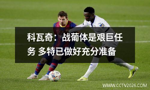 科瓦奇：战葡体是艰巨任务 多特已做好充分准备