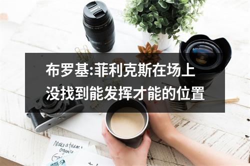 布罗基:菲利克斯在场上没找到能发挥才能的位置