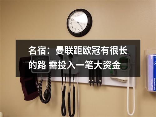 名宿：曼联距欧冠有很长的路 需投入一笔大资金