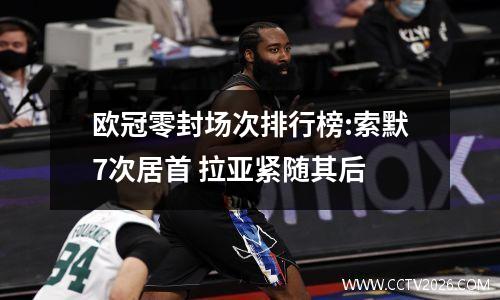 欧冠零封场次排行榜:索默7次居首 拉亚紧随其后