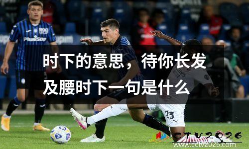 时下的意思，待你长发及腰时下一句是什么