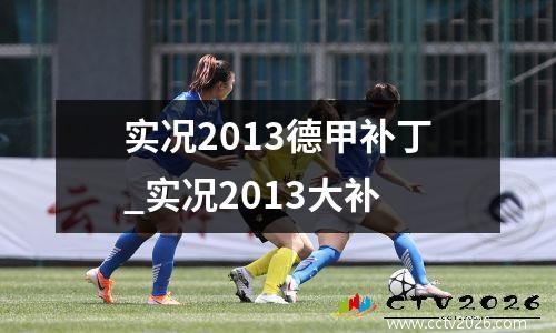 实况2013德甲补丁_实况2013大补