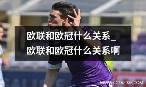 欧联和欧冠什么关系_欧联和欧冠什么关系啊